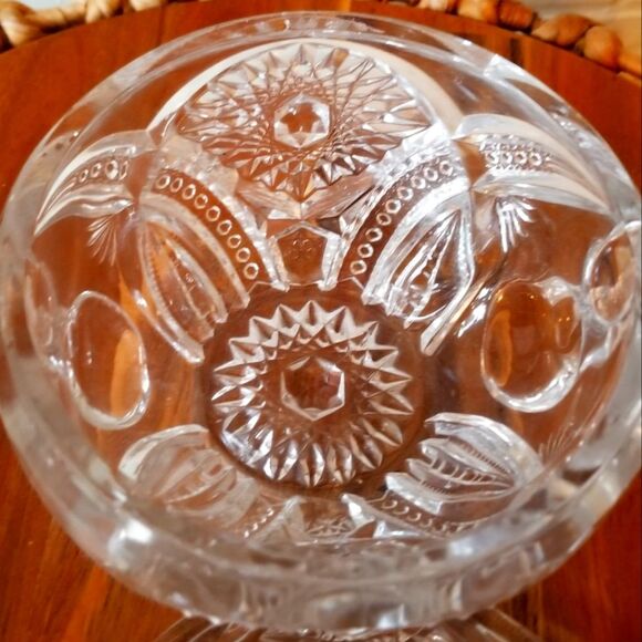 McKee Martec Clear EAPG Large Sugar Bowl with Lid, Star and Arch - Picture 4 of 5